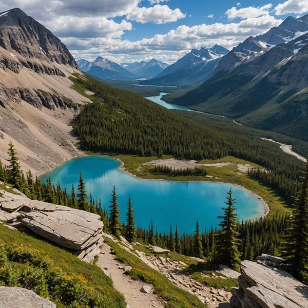 Où trouver les meilleures expériences de randonnée dans le parc national de Jasper, Canada?